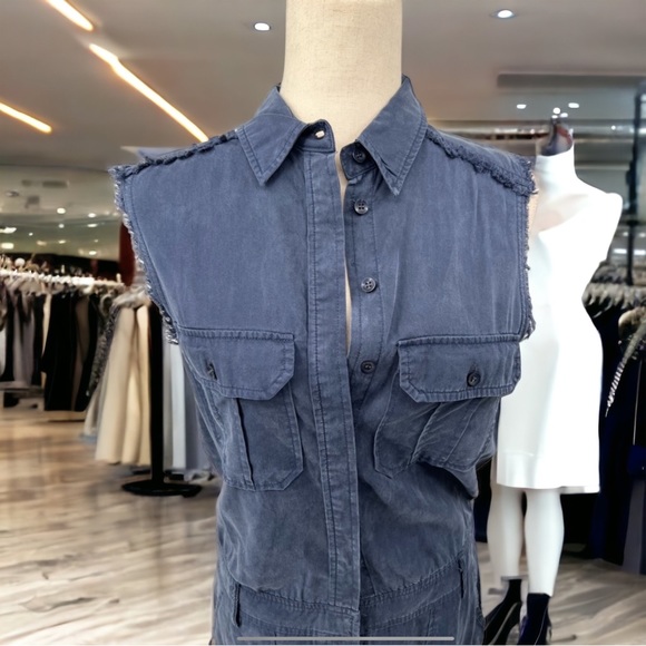 SOLD! Distressed Military Jumpsuit - Picture 2 of 16